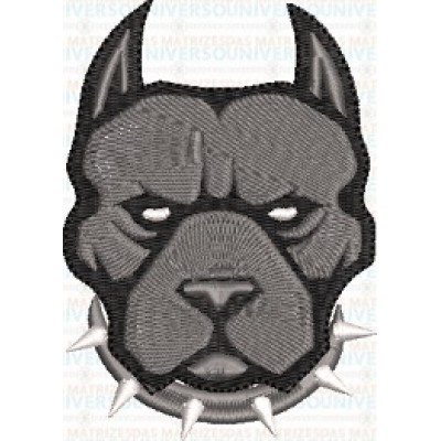 Matriz de Bordado Pitbull Matriz de Bordado Pitbull