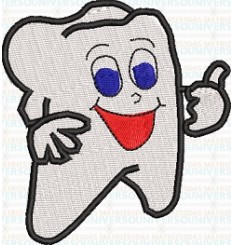 Matriz de Bordado Dente Matriz de Bordado Dente