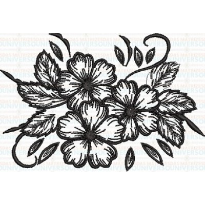 Matriz de Bordado Falso Richelieu 03 Matriz de Bordado Falso Richelieu 03