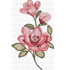 Matriz de Bordado Flores01 Matriz de Bordado Flores01