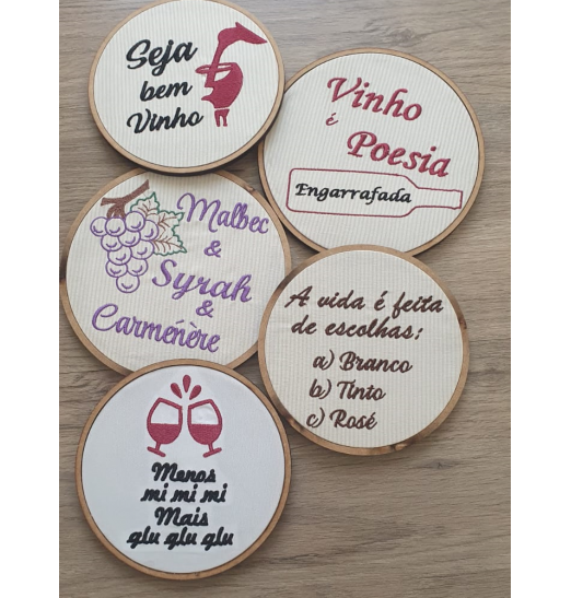 Matriz de Bordado Coleção Vinho  Matriz de Bordado Coleção Vinho
