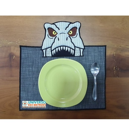 Matriz de Bordado Jogo Americano Dinossauro Matriz de Bordado Jogo Americano Dinossauro