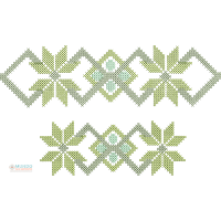  Matriz de Bordado Geométrico01 - Ponto Cruz