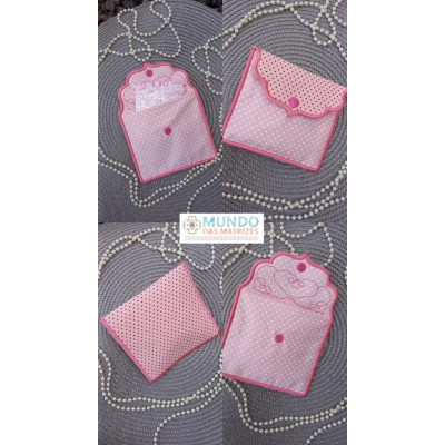 Matriz de Bordado Porta Absorvente / Bolsinha  Matriz de Bordado Porta Absorvente / Bolsinha