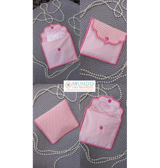 Matriz de Bordado Porta Absorvente / Bolsinha  Matriz de Bordado Porta Absorvente / Bolsinha