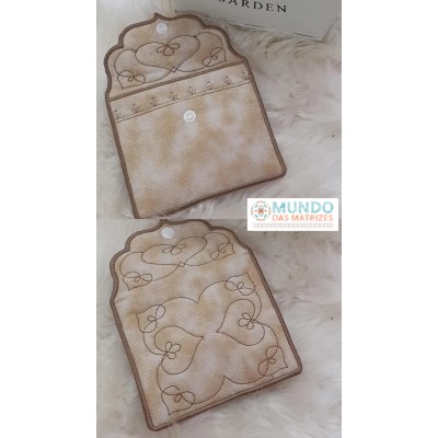 Matriz de Bordado Porta Absorvente / Bolsinha  Matriz de Bordado Porta Absorvente / Bolsinha