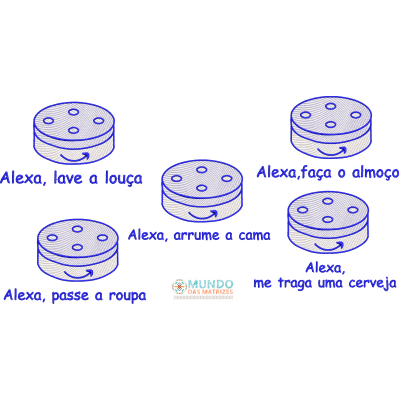 Matriz de Bordado Acre Bandeira  - Coleção 